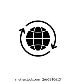 Icon a global, isolated against a clean background.