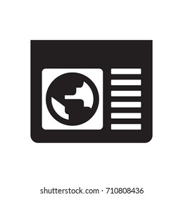 icon global world news