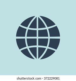 Icon of Globe. EPS-10.