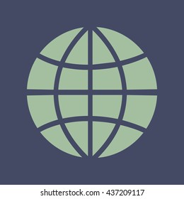 Icon of Globe. Eps-10.