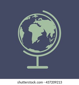 Icon of Globe. Eps-10.