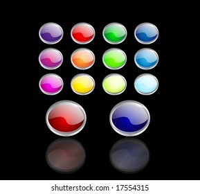 icon or Glossy Buttons