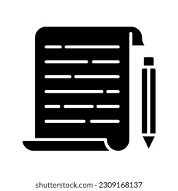 icon with glyph and pixel perfect style
this is one of the icons from the icon set with copywriting theme