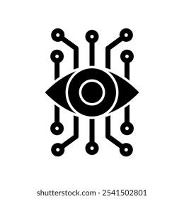 Icon Glyph spy system. Solid style.