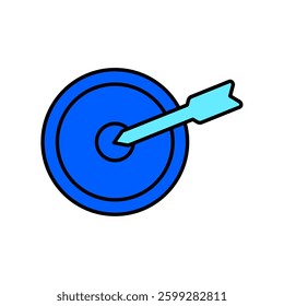 Icon a goal, isolated against a clean background.