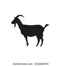 Icon goat. Vector illustration