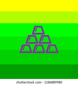 icon of gold bullion.