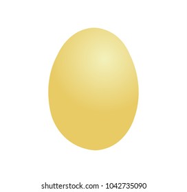 Icon of a golden egg