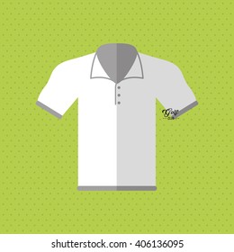 Icon of golf design, vector illustration