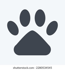 Icon Good For Pets. related to CBD Oil symbol. simple design editable. simple illustration