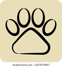 Icon Good For Pets. related to CBD Oil symbol. glyph style. simple design editable. simple illustration
