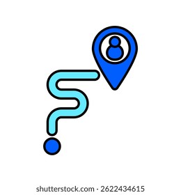 Icon a gps, isolated against a clean background.