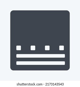 Gradiente de iconos. adecuado para el símbolo de edición fotográfica. estilo glifo. diseño simple editable. vector de plantilla de diseño. ilustración de símbolo simple
