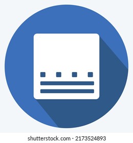 Icon Gradient. suitable for Photo Editing symbol. long shadow style. simple design editable. design template vector. simple symbol illustration