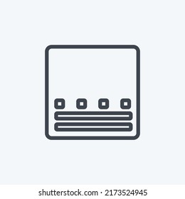 Gradiente de iconos. adecuado para el símbolo de edición fotográfica. estilo de línea. diseño simple editable. vector de plantilla de diseño. ilustración de símbolo simple