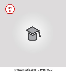 icon of the graduate's hat