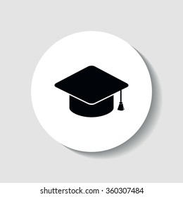 Icon graduation cap.