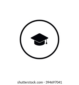 Icon graduation cap.
