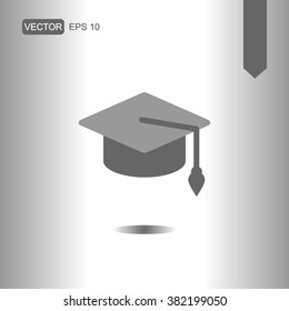 icon graduation cap for Web and Mobile