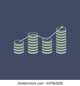 Icon of Graph. Eps-10.