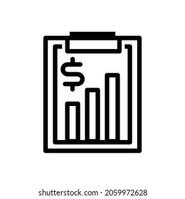 icon of graphic chart vector design