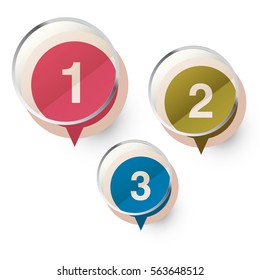 icon graphic design element for arrow