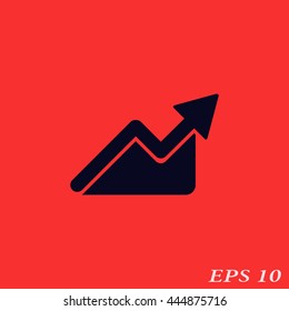 Icon graphics growth.