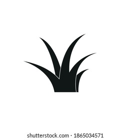 Icon of grass. Simple vector illustration on a white background.