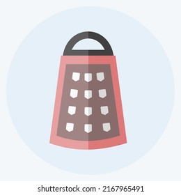 Icon Grater. suitable for Home symbol. flat style. simple design editable. design template vector. simple symbol illustration