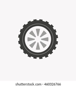 icon gray tire