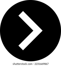 Das Symbol ist größer als das. Eines der Mathe-Symbole - Vektorgrafiken, Designzeichen auf weißem Hintergrund..eps