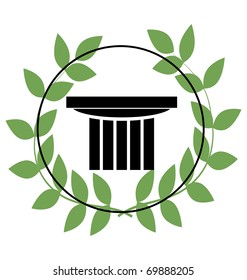icon with greek symbols