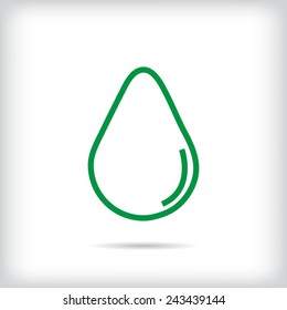 Icon green drop shadow