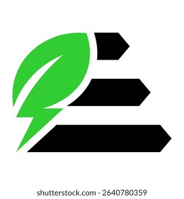 The icon is a green leaf next to three stacked black energy bars, symbolizing energy efficiency.	