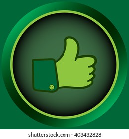 Icon green like