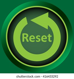Icon green reset