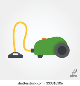 Icon of green vacuum cleaner