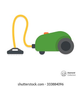Icon of green vacuum cleaner
