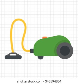 Icon of green vacuum cleaner