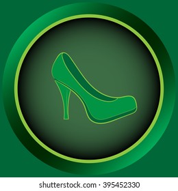 Icon green women shoes