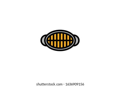 Icon  Grill Vector Graphic Perfect for Resataurant
