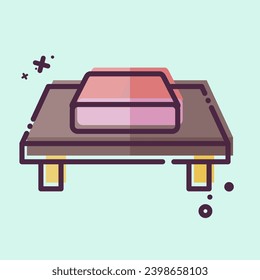 Icon Grilled Foods. related to Cooking symbol. MBE style. simple design editable. simple illustration