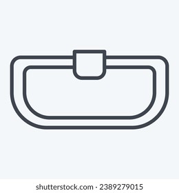 Icon Grills. related to Car Parts symbol. color mate style. simple design editable. simple illustration