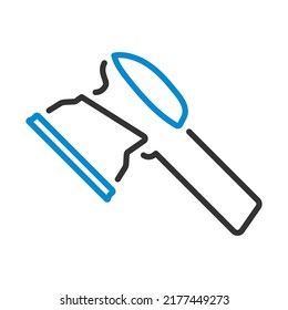 Icono De Grinder. Diseño de contorno negrita con ancho de trazo editable. Ilustración vectorial.