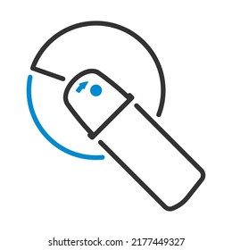 Icon Of Grinder. Bold outline design with editable stroke width. Vector Illustration.