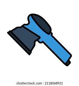 Icono De Grinder. Contorno de negrita editable con diseño de relleno de color. Ilustración vectorial.