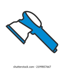 Icon Of Grinder. Editable Bold Outline With Color Fill Design. Vector Illustration.