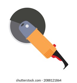 Icon Of Grinder. Flat Color Design. Vector Illustration.