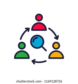 icon group connection search