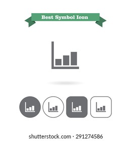 Icon of growing histogram
